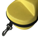 Maxbell Diving Goggles Box Sturdy Dive Box for Outdoor Activities Traveling Swimming Yellow