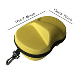 Maxbell Diving Goggles Box Sturdy Dive Box for Outdoor Activities Traveling Swimming Yellow