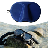 Maxbell Diving Goggles Box Sturdy Dive Box for Outdoor Activities Traveling Swimming Blue