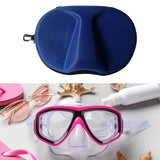 Maxbell Diving Goggles Box Sturdy Dive Box for Outdoor Activities Traveling Swimming Blue