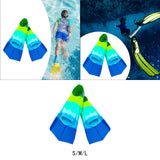 Maxbell 2 Pieces Kids Swim Fins Lap Swimming Gifts Accessory for Child Kids Beginner S
