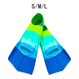 Maxbell 2 Pieces Kids Swim Fins Lap Swimming Gifts Accessory for Child Kids Beginner S