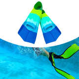 Maxbell 2 Pieces Kids Swim Fins Lap Swimming Gifts Accessory for Child Kids Beginner L