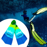 Maxbell 2 Pieces Kids Swim Fins Lap Swimming Gifts Accessory for Child Kids Beginner L