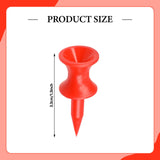 Maxbell 15 Pieces Golf Tees Golfer Exercise Hitting Gift Beginner Driving Range Tees