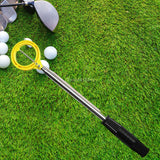 Maxbell Golf Ball Retriever Telescopic Golf Ball Pick up Retriever for Driving Range Yellow