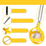 Maxbell Golf Ball Retriever Telescopic Golf Ball Pick up Retriever for Driving Range Yellow