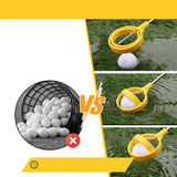 Maxbell Golf Ball Retriever Telescopic Golf Ball Pick up Retriever for Driving Range Yellow