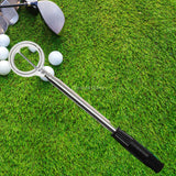 Maxbell Golf Ball Retriever Telescopic Golf Ball Pick up Retriever for Driving Range White