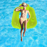 Maxbell Inflatable Pool Float for Adults Toy Pool Lounger for Summer Water Traveling Green