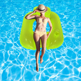 Maxbell Inflatable Pool Float for Adults Toy Pool Lounger for Summer Water Traveling Green