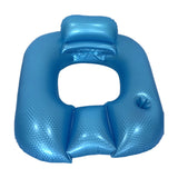 Maxbell Inflatable Pool Float for Adults Toy Pool Lounger for Summer Water Traveling Blue