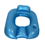 Maxbell Inflatable Pool Float for Adults Toy Pool Lounger for Summer Water Traveling Blue