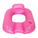 Maxbell Inflatable Pool Float for Adults Toy Pool Lounger for Summer Water Traveling Red