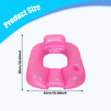 Maxbell Inflatable Pool Float for Adults Toy Pool Lounger for Summer Water Traveling Red