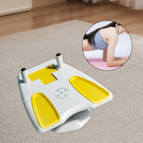 Maxbell Plank Board Push up Stand Core Workout for Abdomen Exercise Push up Home Gym yellow