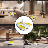 Maxbell Plank Board Push up Stand Core Workout for Abdomen Exercise Push up Home Gym yellow