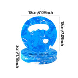 Maxbell Water Exercise Discs Comfortable Underwater Resistance for Pool Beach Summer Blue White