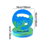Maxbell Water Exercise Discs Comfortable Underwater Resistance for Pool Beach Summer Blue Green