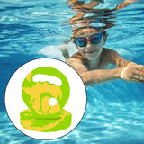 Maxbell Water Exercise Discs Comfortable Underwater Resistance for Pool Beach Summer Green Yellow
