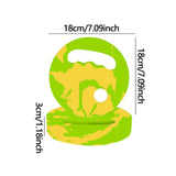 Maxbell Water Exercise Discs Comfortable Underwater Resistance for Pool Beach Summer Green Yellow