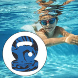 Maxbell Water Exercise Discs Comfortable Underwater Resistance for Pool Beach Summer Blue Black