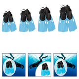 Maxbell Snorkel Swim Fins for Pool Swimming Lovers Accessory Comfortable Lightweight Size S