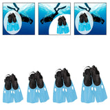 Maxbell Snorkel Swim Fins for Pool Swimming Lovers Accessory Comfortable Lightweight Size S