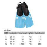 Maxbell Snorkel Swim Fins for Pool Swimming Lovers Accessory Comfortable Lightweight Size S