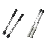 Maxbell 2 Pieces Ropeless Battle Ropes Fitness Equipment for Home Gym Office Workout Black