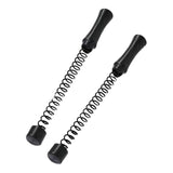 Maxbell 2 Pieces Ropeless Battle Ropes Fitness Equipment for Home Gym Office Workout Black