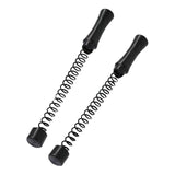 Maxbell 2 Pieces Ropeless Battle Ropes Fitness Equipment for Home Gym Office Workout Black