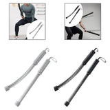 Maxbell 2 Pieces Ropeless Battle Rope Portable for Strength Training Home Gym Sports White