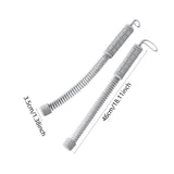 Maxbell 2 Pieces Ropeless Battle Rope Portable for Strength Training Home Gym Sports White