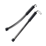 Maxbell 2 Pieces Ropeless Battle Rope Portable for Strength Training Home Gym Sports Black