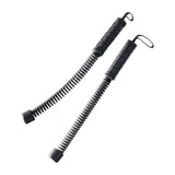 Maxbell 2 Pieces Ropeless Battle Rope Portable for Strength Training Home Gym Sports Black