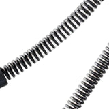 Maxbell 2 Pieces Ropeless Battle Rope Portable for Strength Training Home Gym Sports Black