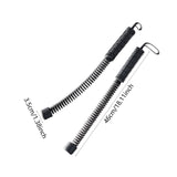 Maxbell 2 Pieces Ropeless Battle Rope Portable for Strength Training Home Gym Sports Black