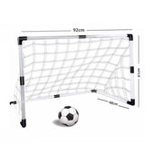 Maxbell Kids Soccer Goal for Backyard Set Play Toy Soccer Goal Set for Adults Garden
