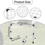 Maxbell Kids Soccer Goal for Backyard Set Play Toy Soccer Goal Set for Adults Garden