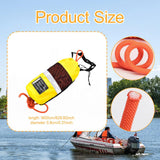 Maxbell Water Throw Bag Water Rope Sailing Ice Fishing Kayak Orange Rope