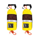 Maxbell Water Rescue Throw Bag Floating Rope for Buoyant Dinghy Paddling Ice Fishing Orange rope