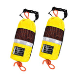 Maxbell Water Rescue Throw Bag Floating Rope for Buoyant Dinghy Paddling Ice Fishing Orange rope