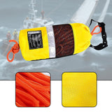 Maxbell Water Rescue Throw Bag Floating Rope for Buoyant Dinghy Paddling Ice Fishing Orange rope