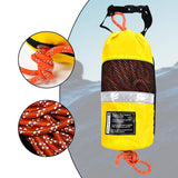 Maxbell Water Rescue Throw Bag Floating Rope for Buoyant Dinghy Paddling Ice Fishing Reflective