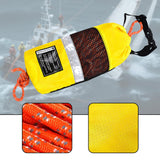 Maxbell Water Rescue Throw Bag Floating Rope for Buoyant Dinghy Paddling Ice Fishing Reflective