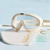 Maxbell Adults Swim Goggles Eyewear Swimming Glasses for Surfing Diving Water Sports White