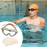 Maxbell Adults Swim Goggles Eyewear Swimming Glasses for Surfing Diving Water Sports White