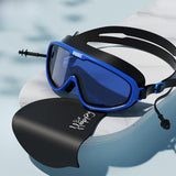 Maxbell Adults Swim Goggles Eyewear Swimming Glasses for Surfing Diving Water Sports Blue