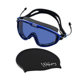 Maxbell Adults Swim Goggles Eyewear Swimming Glasses for Surfing Diving Water Sports Blue